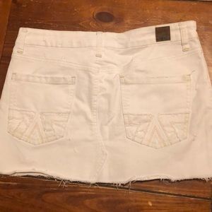 American Eagle white denim mini skirt Sz.6